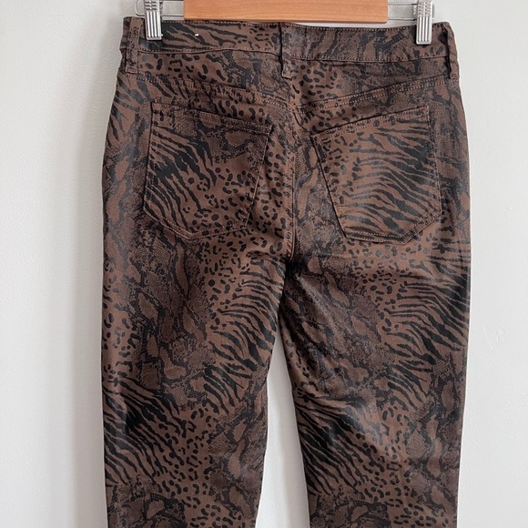 Chico’s Coated Animal-Print Jeggings - Picture 5 of 10